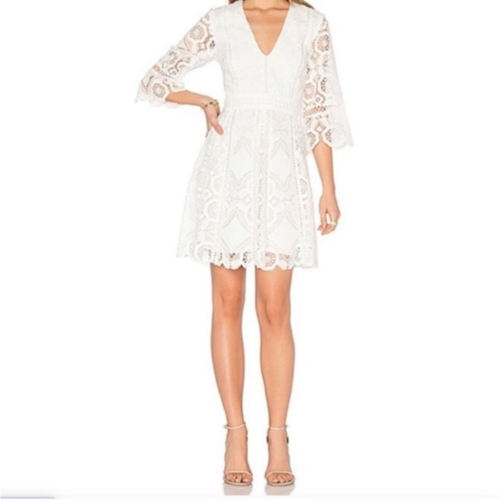Alexis Webb Crochet Lace Mini Dress size XS